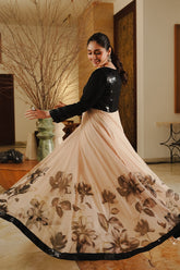 Lulusar Skin Printed Chiffon Collection Maxi